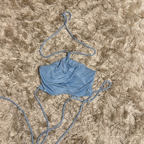 Slinky Halter Top & Maxi Skirt Set - Picture 11 of 11